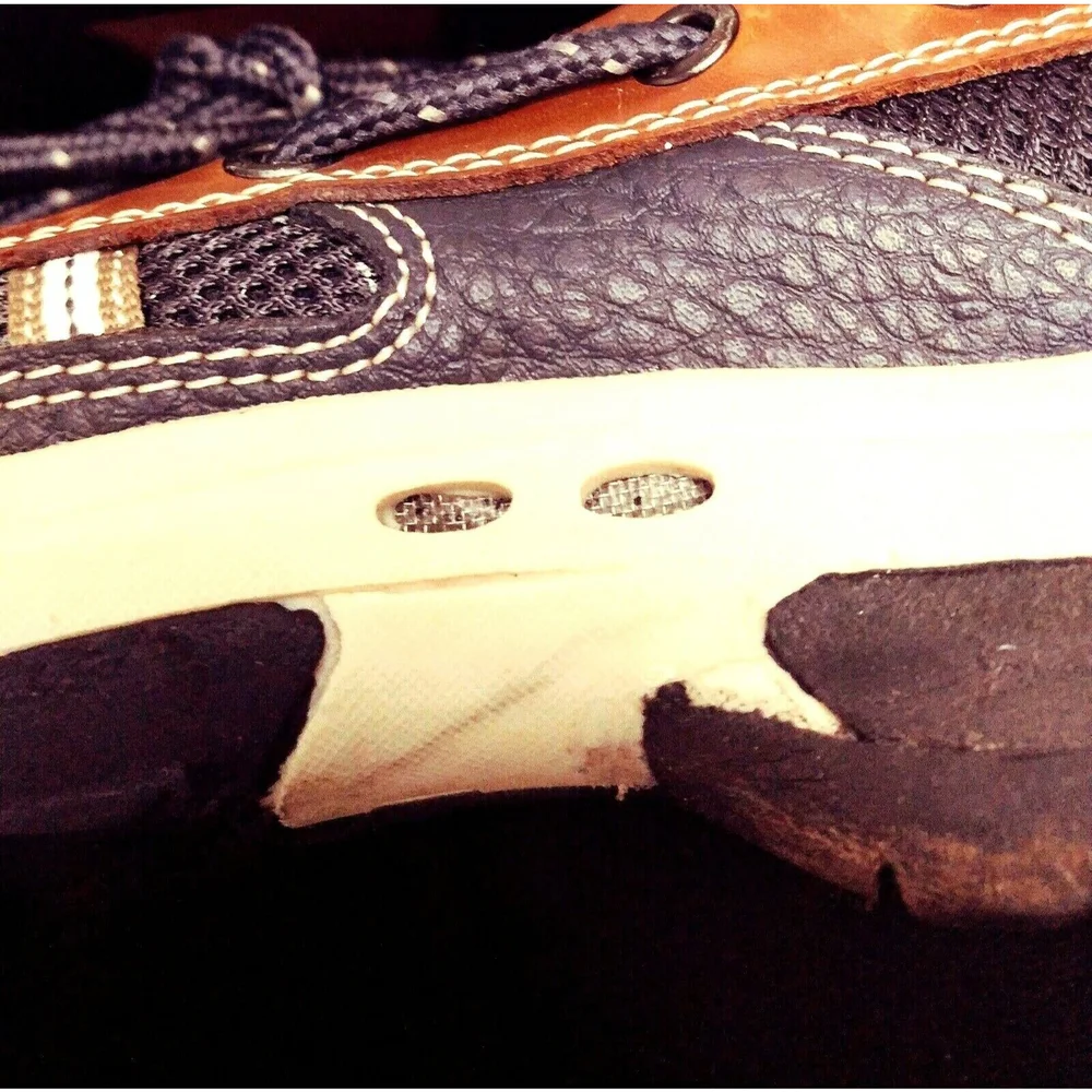 Thom McAn Mens Leather Boat Shoes